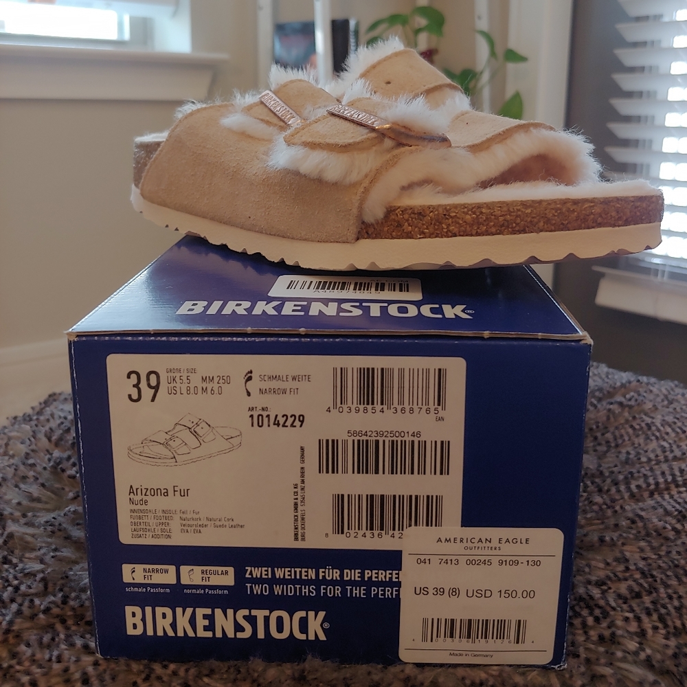 Birkenstock Fur Slides